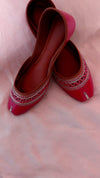 Pink Tilla Work Khussa