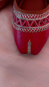 Pink Tilla Work Khussa